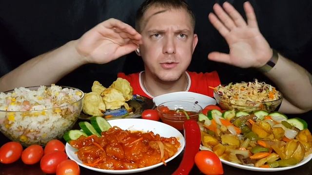 MUKBABG/Китайская кухня/Мукбанг/Chinese Cuisine #обжор #суши #Chinesecuisine #mukbang