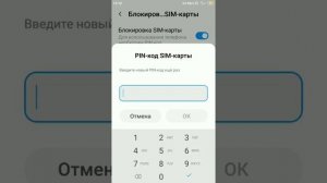 Блокировка SIM карты на телефоне от посторонних лиц.