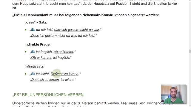 [44] Wann benutzt du „es“? (Verben mit dem Pronomen „es“) смотреть онлайн