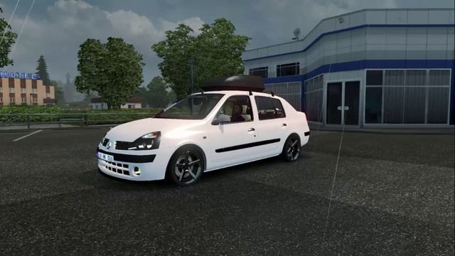 Обзор renault clio для Euro Truck Simulator 2 смотреть онлайн