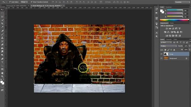 Make a Graffiti Wall in Adobe Photoshop смотреть онлайн