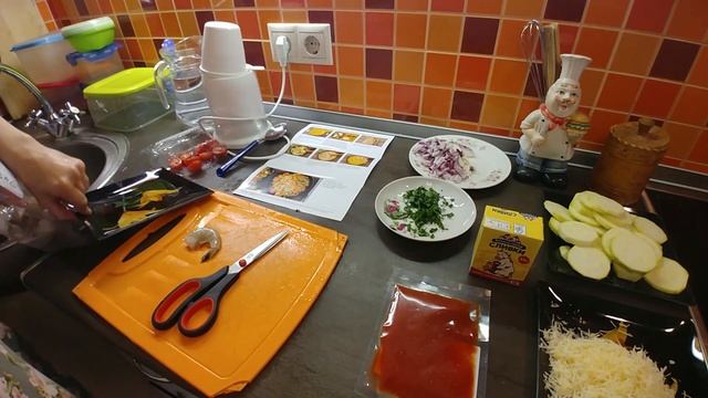 ТАЛЬЯТЕЛЛЕ С КРЕВЕТКАМИ И КАБАЧКАМИ В СЛИВОЧНО-ТОМАТНОМ СОУСЕ ОТ ШЕФМАРКЕТ смотреть онлайн