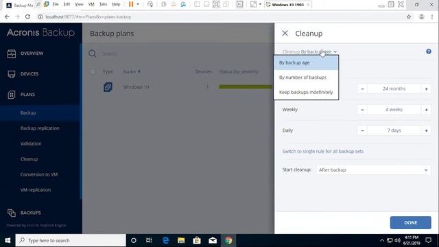 Acronis Backup 12.5: How to Create a Backup Plan смотреть онлайн
