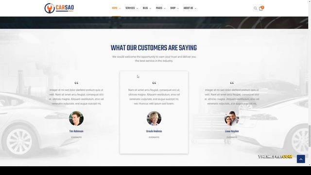 Nozomi - Responsive Car Service WordPress Theme auto shop elementor смотреть онлайн