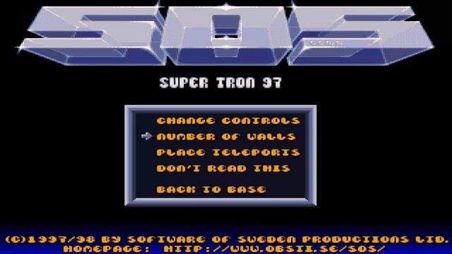 AMIGA SuperTron 97 SUPER TRON ITS Lightcycle TRON game By Ronny Nordqvist v1 2 LIGHT CYCLES смотреть онлайн