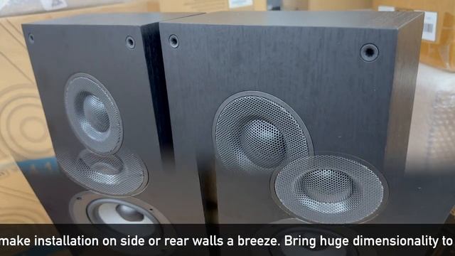 ELAC Debut 2 0 OW4 2 On Wall Speakers DOW42 смотреть онлайн