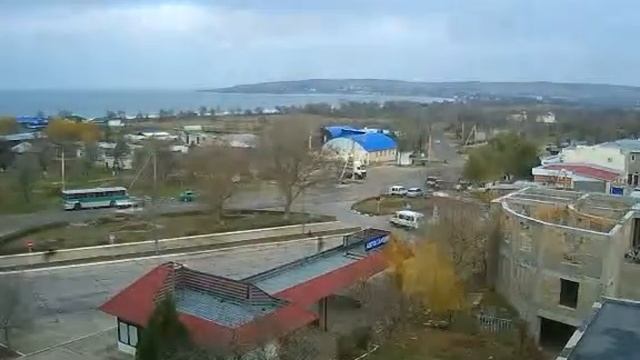 Перекрёсток в Щёлкино, 07.12.2012 - time-lapse с камеры 2 смотреть онлайн