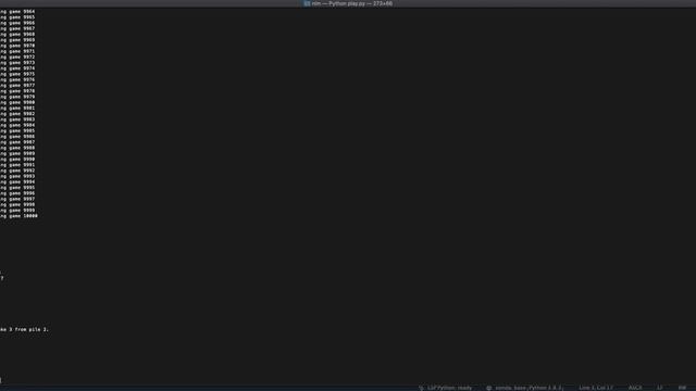 CS50's Introduction to Artificial Intelligence with Python: Project 4b (Nim) смотреть онлайн