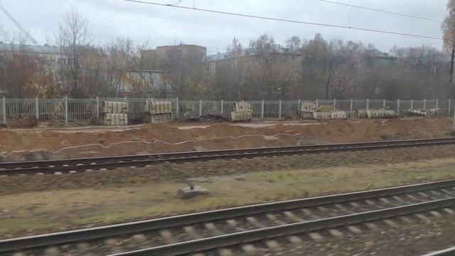 Железнодорожная - Кучино. Стройка платформы Ольгино МЦД-4 смотреть онлайн