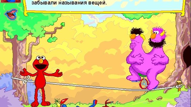 Улица Сезам - Элмо В Зазеркалье - Elmo Through the Looking-Glass Videogame Longplay in Russian смотреть онлайн