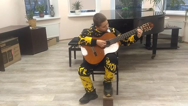 Английская народная песня "Зелёные рукава" исп. Шкарин Пётр смотреть онлайн