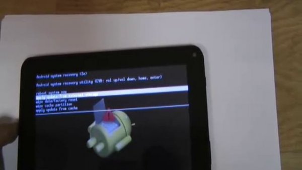 Сброс графического ключа на планшете с Андроидом