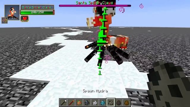 Santa Spider Claus Vs. Ice and Fire Monsters in Minecraft смотреть онлайн