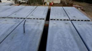 #24 Строим дом. Монтаж плит перекрытия/ Заливка межплитного пространства