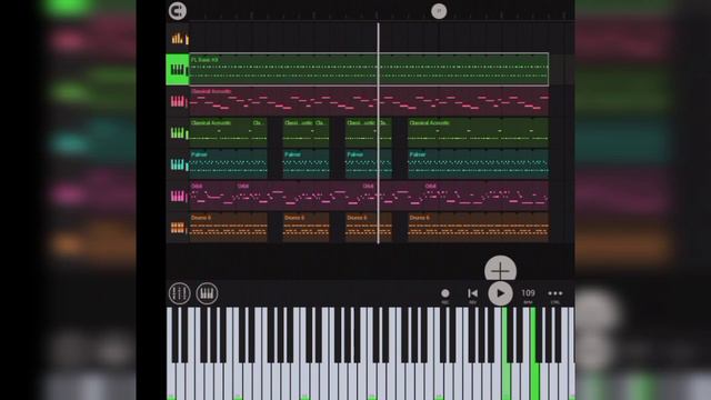 сделал музыку в FL studio mobile. смотреть онлайн