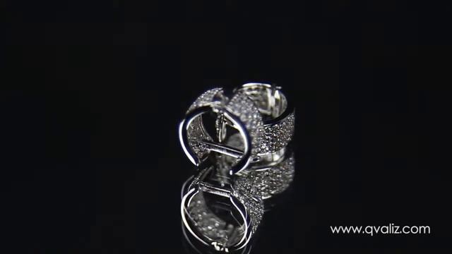 Широкие серебряные серьги - С00006 смотреть онлайн