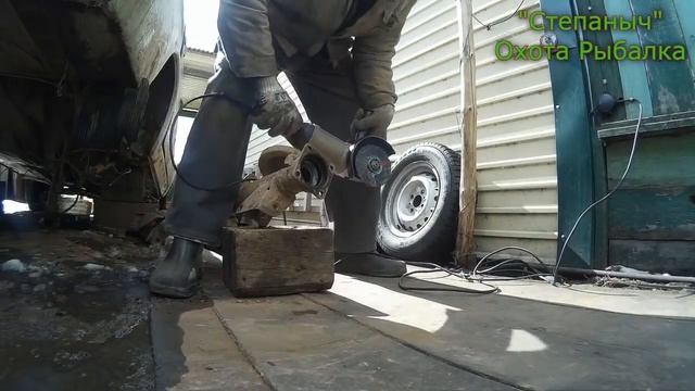 Самодельный гусеничный вездеход Задний мост (11) смотреть онлайн