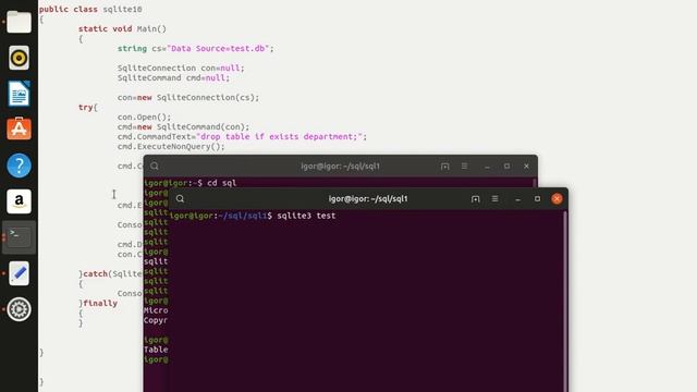 Mono C# Sqlite3 Tutorial-09 смотреть онлайн