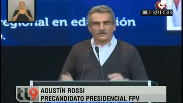 Agustín Rossi apoyó los avances alcanzados en educación смотреть онлайн