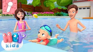 Aprenda a nadar como um peixinho! ♂️ | Canção educativa para crianças | HeyKids em Português