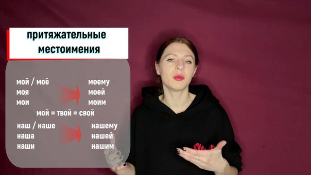 Дательный падеж местоимений | The dative case of pronouns | 代词的代词情况 | Caso dativo de pronombres смотреть онлайн