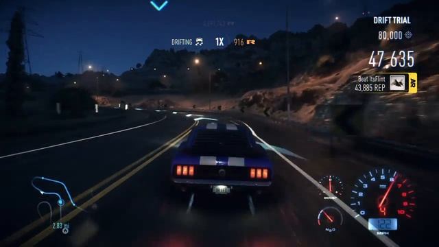Need for Speed | 1969 Ford Mustang BOSS 302 drift run смотреть онлайн