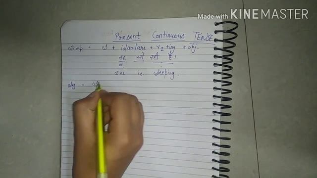 Present continuous tense and it's helping verbs смотреть онлайн