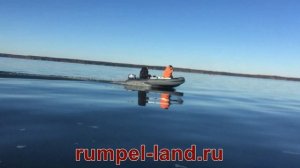 Лодка ПВХ Навигатор 380 НДНД LIGHT под лодочным мотором ALLFA CG T9.9