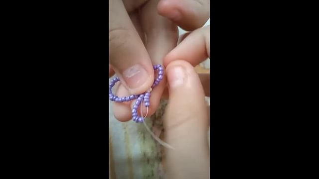 ✨кольцо бантик из бисера *туториал*✨ смотреть онлайн