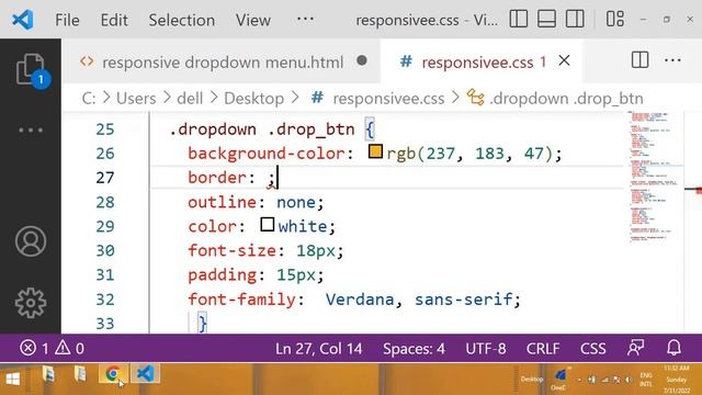 responsive dropdown menu смотреть онлайн