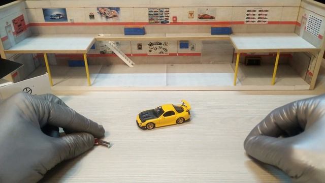 Time Micro 1:64 Mazda FD3S RX-7 из Initial D смотреть онлайн