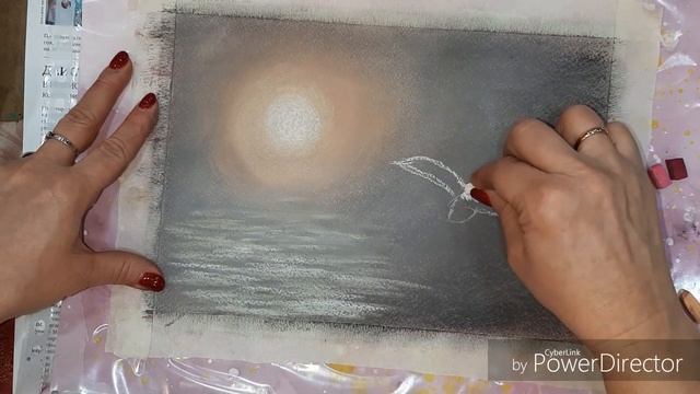 Мастер класс пастелью. Урок пастелью "Чайка над рекой "Живопись пастелью. смотреть онлайн