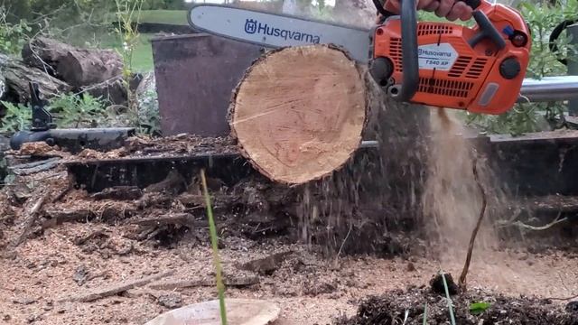 Husqvarna t540xp #1 & #2 test cuts. смотреть онлайн