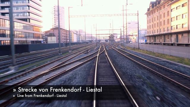 Путешествие на поезде Штайн-Зекинген - Базель SBB, Швейцария [2018] смотреть онлайн