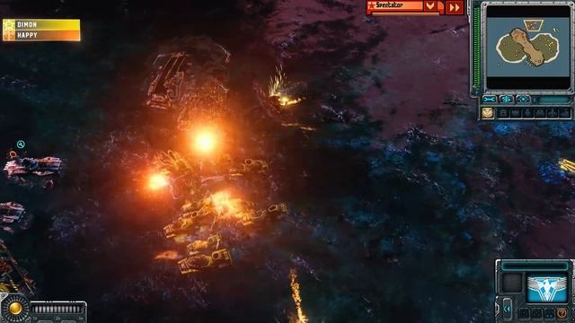 Happy(A) vs Dimon(S) - Infinity Isle - Red Alert 3 смотреть онлайн