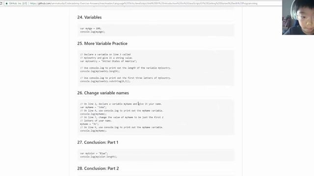 Codecademy JavaScript 50% walkthrough #3:Varibles смотреть онлайн