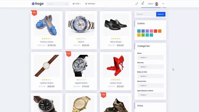 Hogo – Clean Multipurpose Responsive Bootstrap Simple Admin Panel Template смотреть онлайн