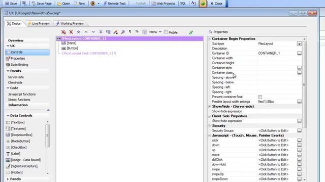 Alpha Five V12 UX Flex layout container Part 1 and 2 смотреть онлайн