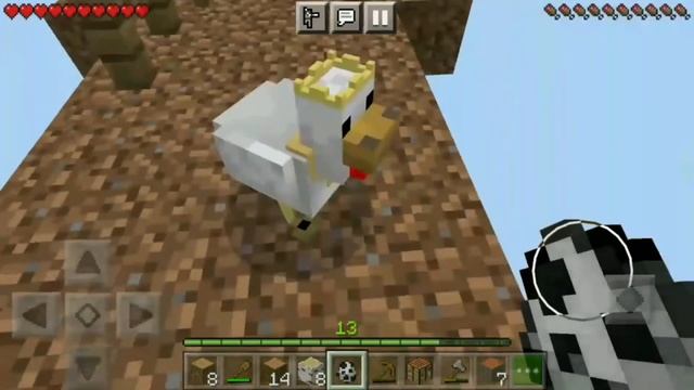 I FOUND AN ALIEN CHICKEN IN MINECRAFT | MINECRAFT ONE BLOCK #1 смотреть онлайн
