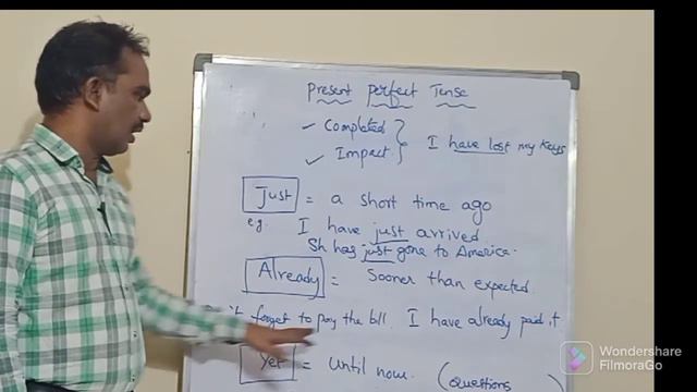 Present Perfect Tense 2/ Just/already/yet time expression смотреть онлайн