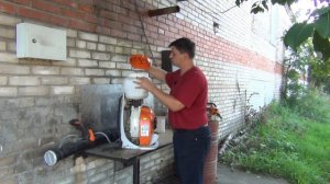 Stihl SR 450. Ремонт, обзор, отзыв.