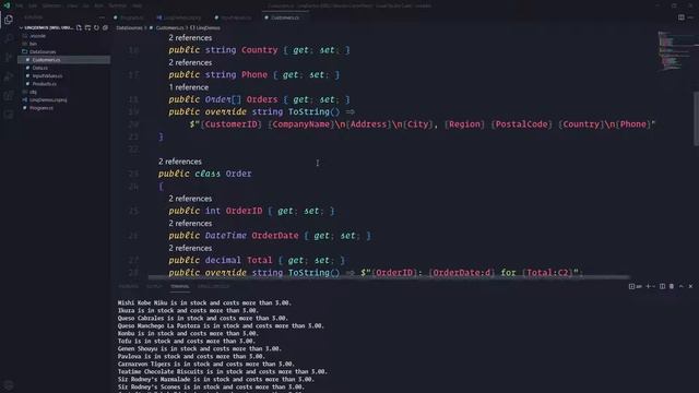 Linq - dotnet core 5 смотреть онлайн
