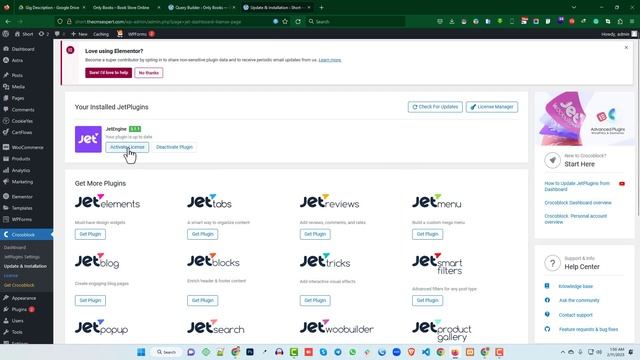 How To Activate Crocoblock Sub-LIcense Key || Crocoblock || Ariful Islam Noyon