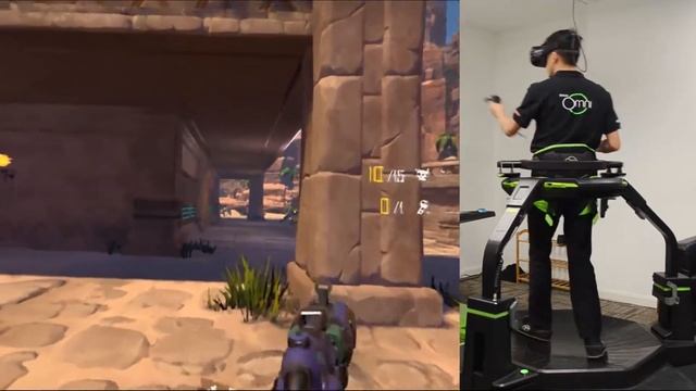 Hero VR | Virtuix Omni VR Action Game Display - Vision Origin смотреть онлайн