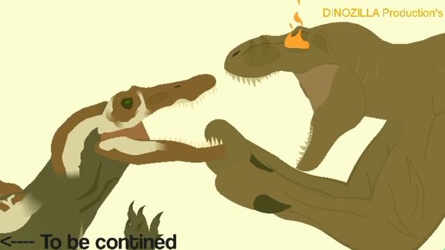 Spinosaurus slaps Trex for no reason | Stick Nodes Animation смотреть онлайн