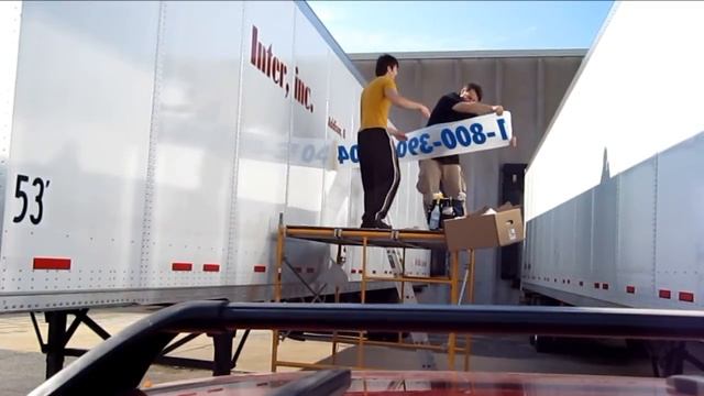 How to install large vinyl graphics on Trailer смотреть онлайн