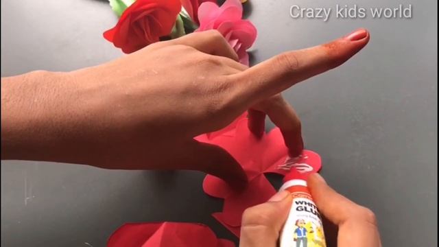 How To Make Paper Rose Flower | DIY Simple Rose Flower смотреть онлайн