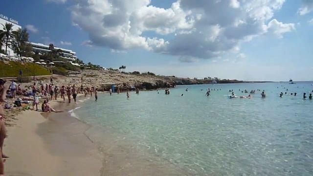 Ayia Napa - Glyki Nero Beach, Grecian sands смотреть онлайн