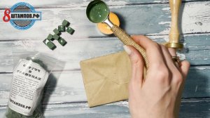 Как использовать сургучные гранулы / сургуч в гранулах / сургучная ложка / сургучная печать.