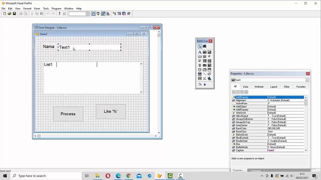 Foxpro 9.0 Tutorial. Search Data Using Form Foxpro Query SQL.